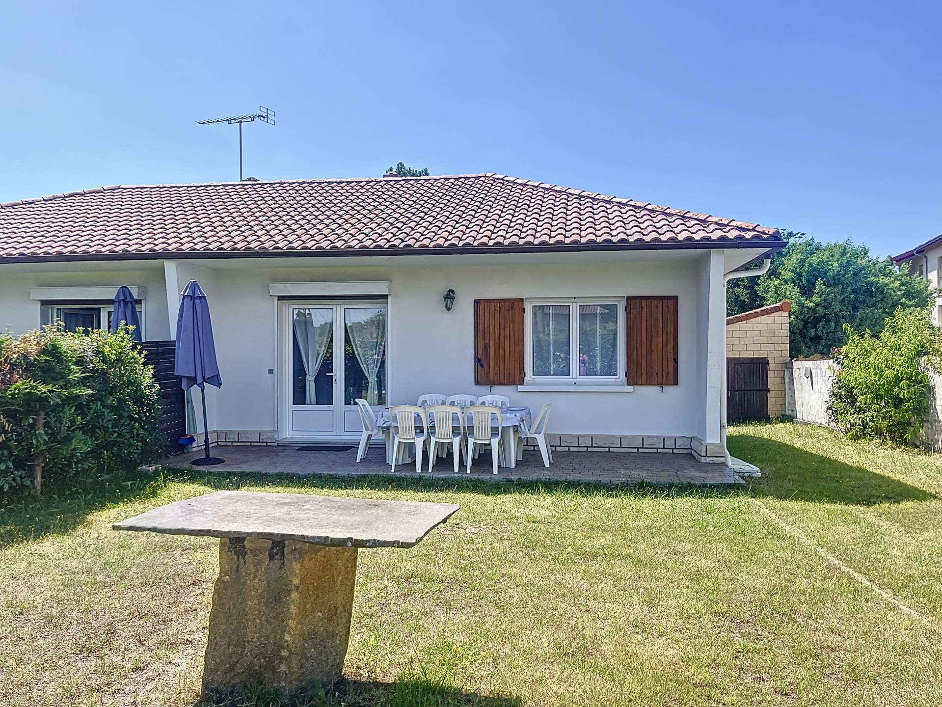 VIEUX BOUCAU PLAGE, maison mitoyenne 2 chambres
