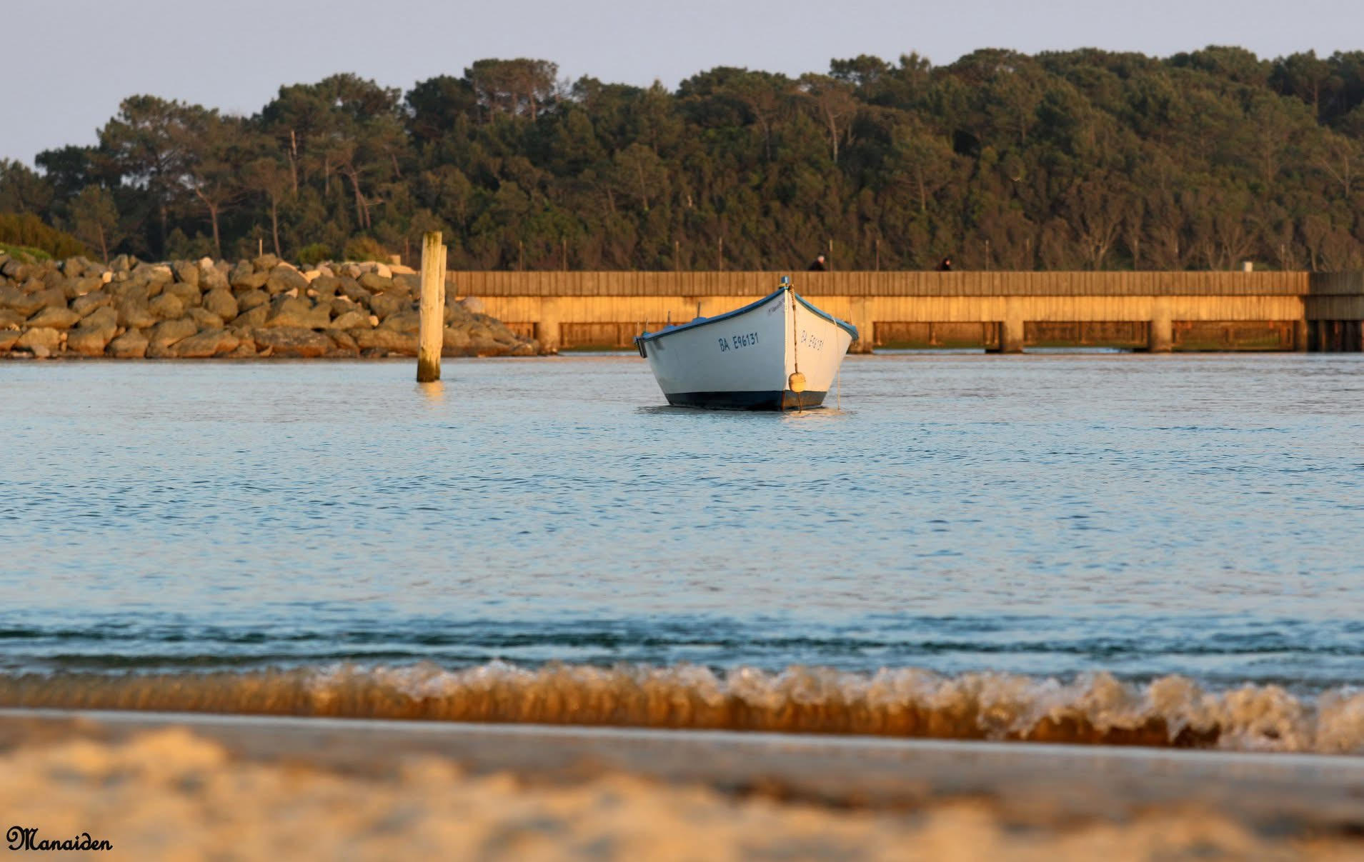 Barque coucher de soleil